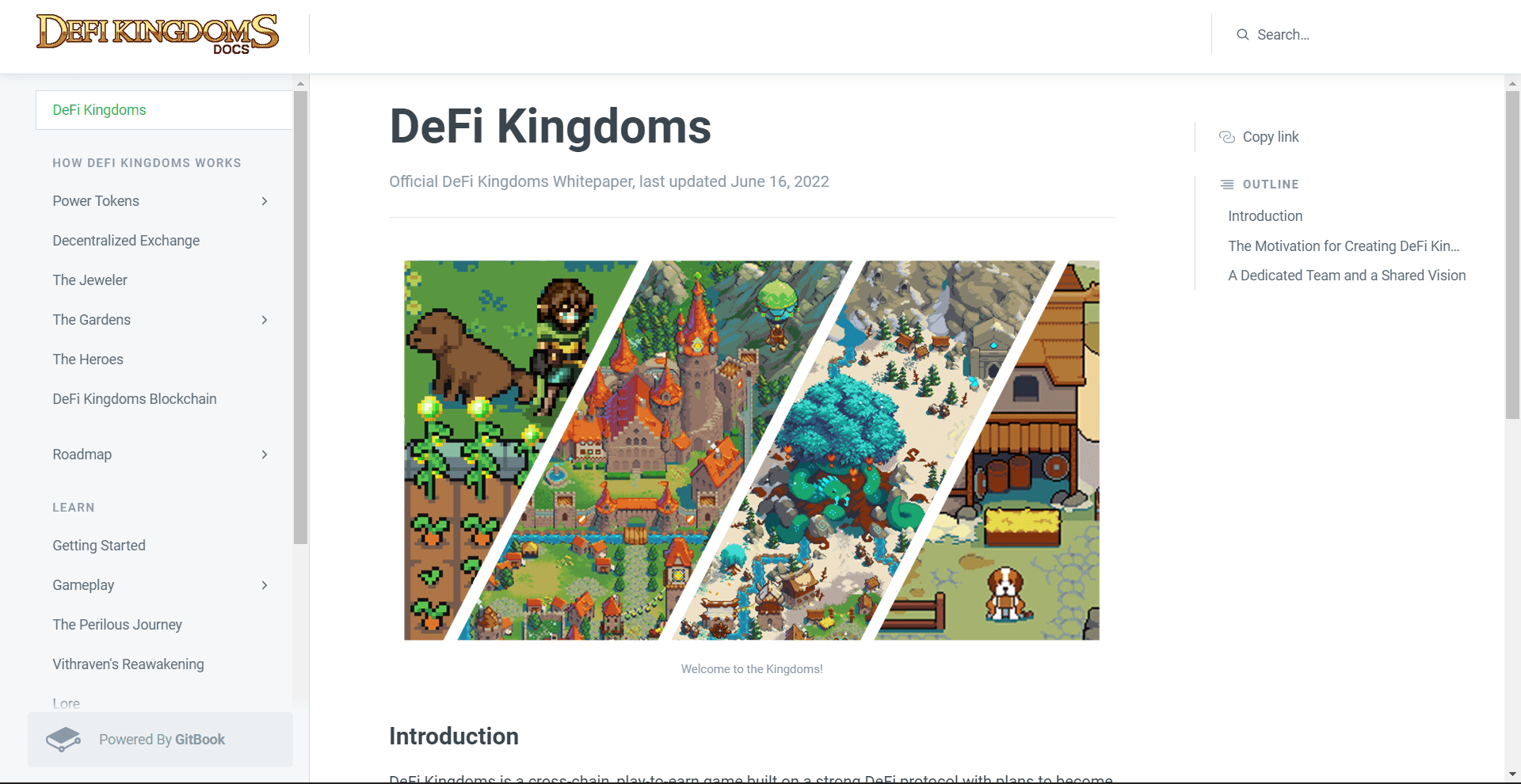 DeFi Kingdoms Website