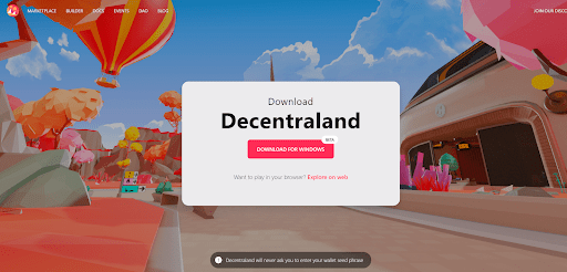 Getting Started On Decentraland 